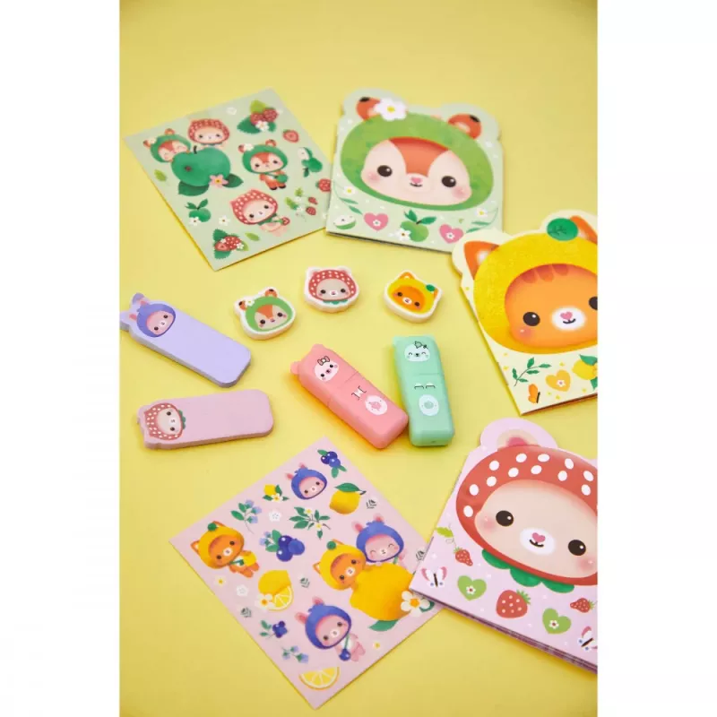 Janod Conjunto de Papelaria 12 Peças Fruit Sweeties 6+