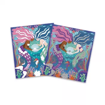 Janod Kit Criativo de Arte com Brilho Sereias 6+