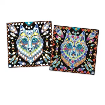 Janod Conjunto Criativo de Mosaico Mandala Party Friends 5-8 Anos