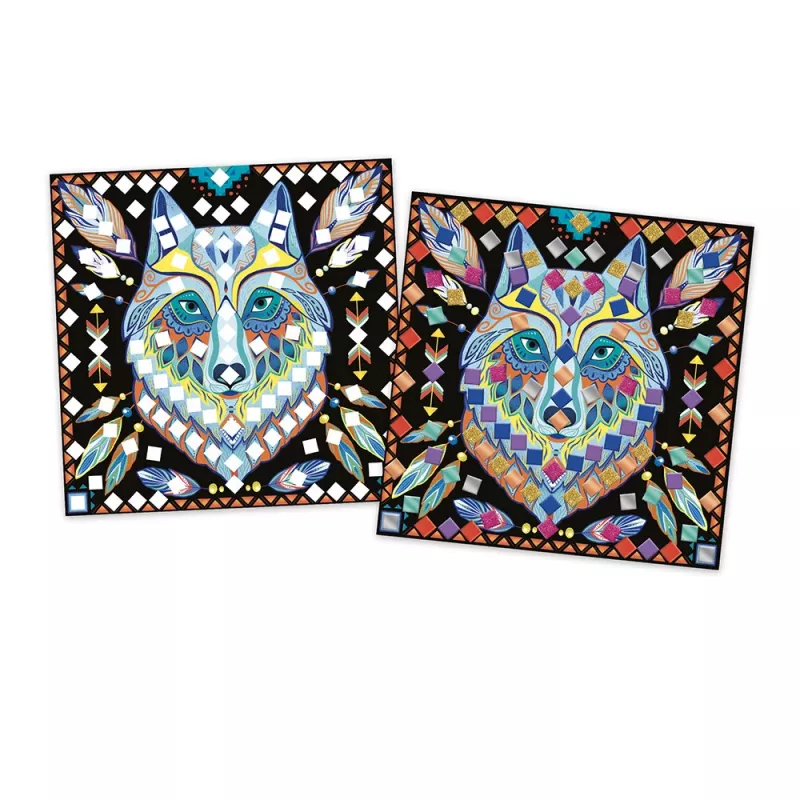 Janod Conjunto Criativo de Mosaico Mandala Party Friends 5-8 Anos