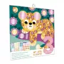 Janod My Arts & Crafts Kit Criativo de Arte com Autocolantes 3+ com Autocolantes Redondos Metálicos