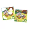 Janod My Arts & Crafts Livro de Pintar com Água Reutilizável - Animais Fofos - a partir dos 18 Meses