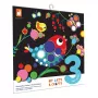 Janod My Arts & Crafts Conjunto Criativo de Autocolantes Redondos Multicoloridos