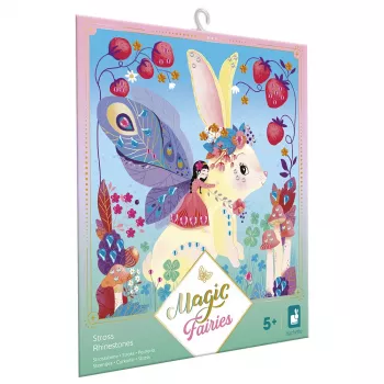 Janod Magic Fairies Kit de Arte com Strass 5+