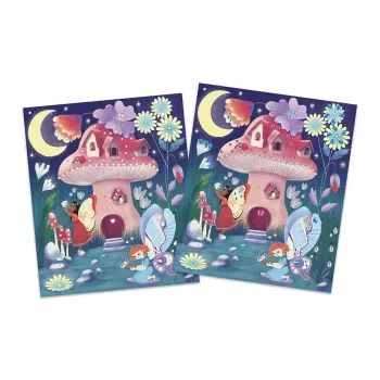 Janod Magic Fairies Kit de Arte com Strass 5+