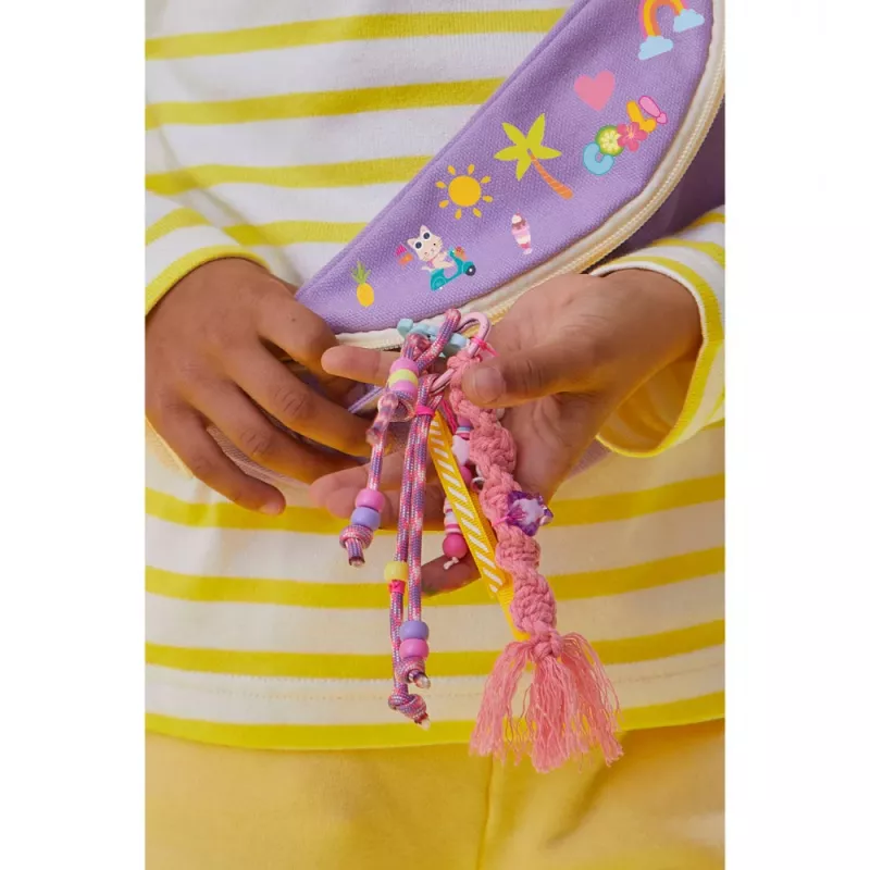 Janod Conjunto Criativo DIY Bag Charm para Porta-chaves, Conjunto de Bricolage em Feltro, a partir de 7 anos