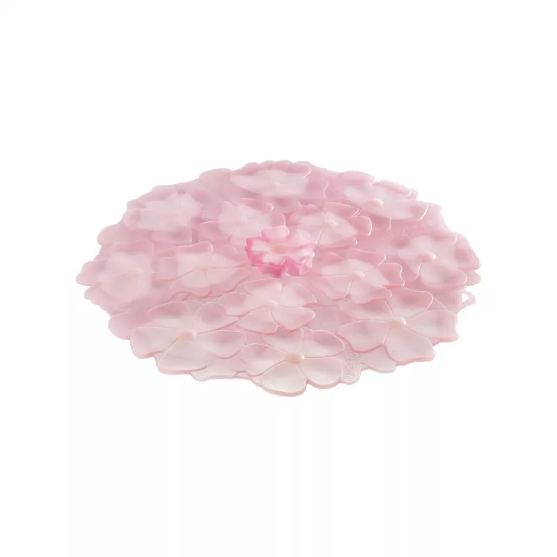 Tampa de silicone Charles Viancin GERANIUM 23cm Rosa