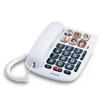Alcatel TMAX10+ Telefone de secretária com fio branco