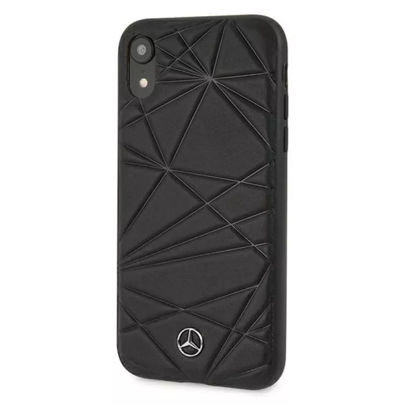 Mercedes-Benz MEPERHCI61QGLBK Capa rígida Twister para iPhone XR preto