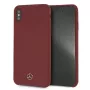 Mercedes-Benz MEHCI65SILRE Capa rígida em silicone para Apple iPhone Xs Max, vermelho