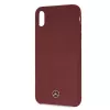 Mercedes-Benz MEHCI65SILRE Capa rígida em silicone para Apple iPhone Xs Max, vermelho