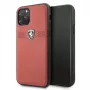 Ferrari Capa rígida em pele Off Track para Apple iPhone 11 Pro - vermelho