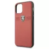 Ferrari Capa rígida em pele Off Track para Apple iPhone 11 Pro - vermelho