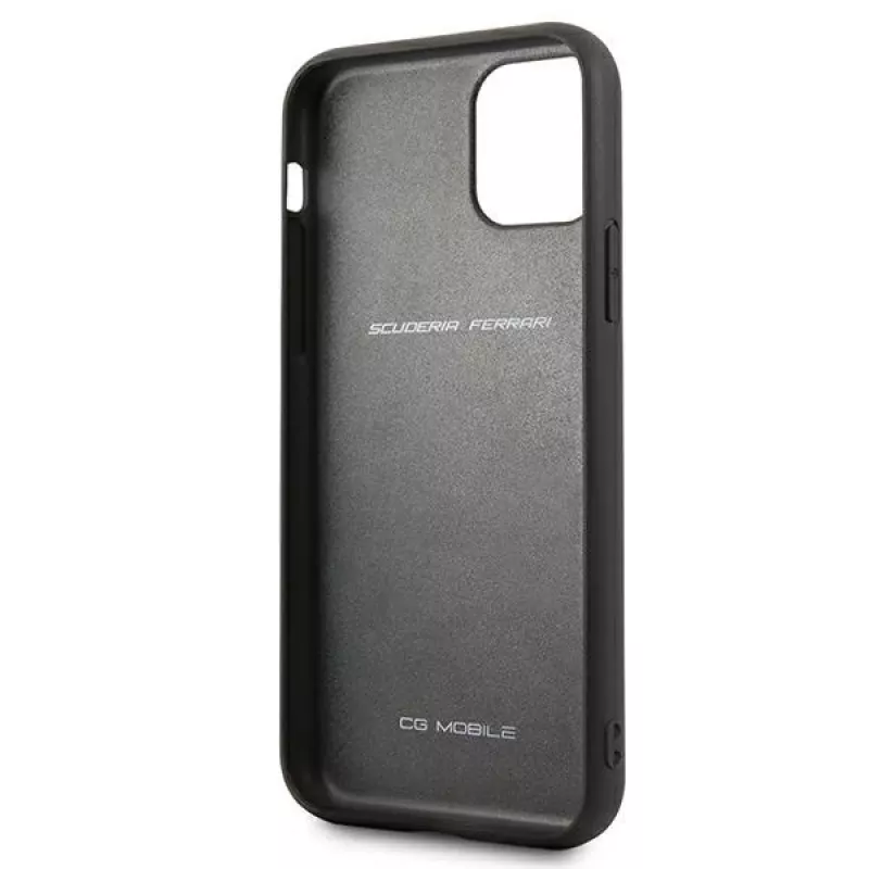 Ferrari Capa rígida em pele Off Track para Apple iPhone 11 Pro - vermelho