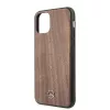 Mercedes-Benz Capa rígida Wood Line Walnut para Apple iPhone 11 Pro Max - castanho