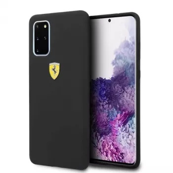 Ferrari Capa rígida FESSIHCS67BK Capa traseira em silicone para Samsung Galaxy S20+ (G985) - preto
