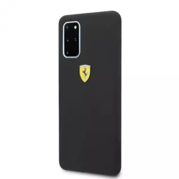 Ferrari Capa rígida FESSIHCS67BK Capa traseira em silicone para Samsung Galaxy S20+ (G985) - preto