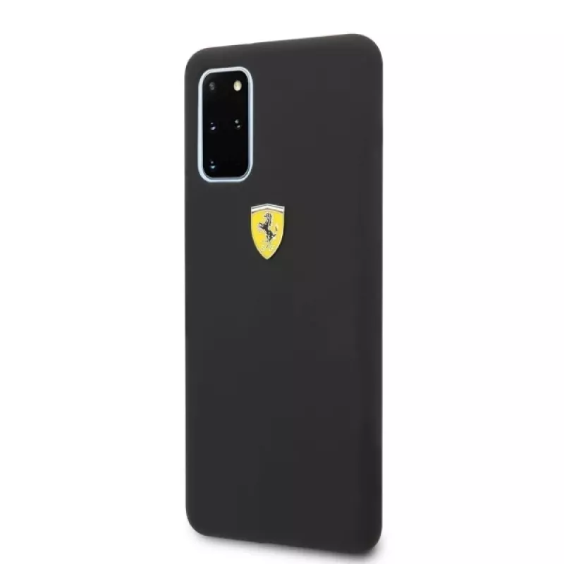 Ferrari Capa rígida FESSIHCS67BK Capa traseira em silicone para Samsung Galaxy S20+ (G985) - preto