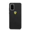 Ferrari Capa rígida FESSIHCS67BK Capa traseira em silicone para Samsung Galaxy S20+ (G985) - preto