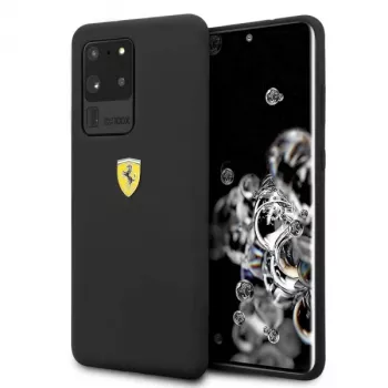 Ferrari Capa rígida FESSIHCS69BK Capa em silicone para Samsung Galaxy S20 Ultra - preto