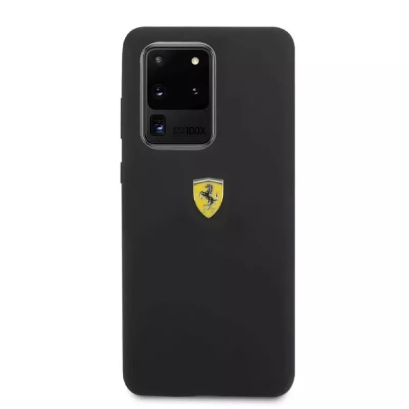 Ferrari Capa rígida FESSIHCS69BK Capa em silicone para Samsung Galaxy S20 Ultra - preto