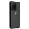Ferrari Capa rígida FEHCAHCS69BK para Samsung Galaxy S20 Ultra, preta Carbon Heritage