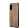 MERCEDES-BENZ Capa rígida Wood Line Walnut para Samsung Galaxy S20 (SM-G980) - castanho