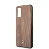 MERCEDES-BENZ Capa rígida Wood Line Walnut para Samsung Galaxy S20 (SM-G980) - castanho