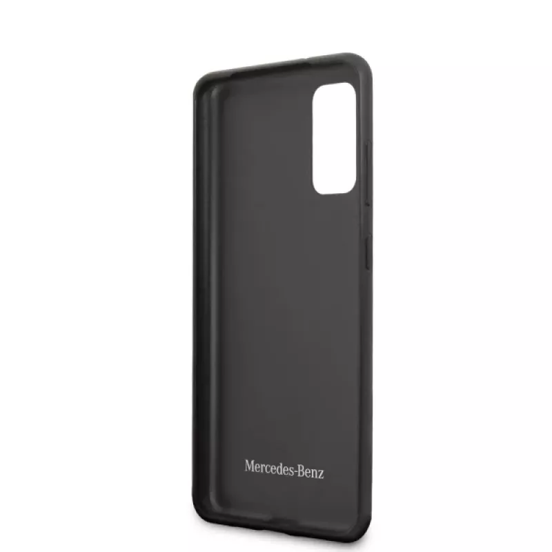 MERCEDES-BENZ Capa rígida Wood Line Walnut para Samsung Galaxy S20 (SM-G980) - castanho