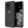 Ferrari Capa rígida FEHQUHCS69BK Heritage para Samsung Galaxy S20 Ultra, preto
