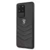 Ferrari Capa rígida FEHQUHCS69BK Heritage para Samsung Galaxy S20 Ultra, preto
