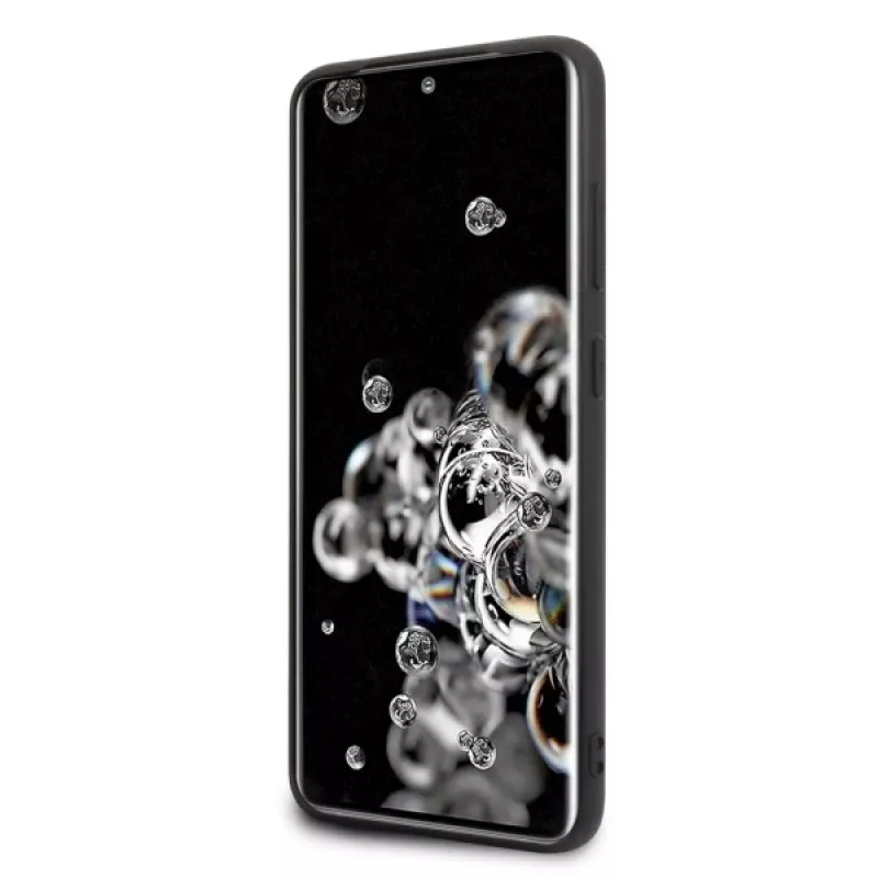 Ferrari Capa rígida FEHQUHCS69BK Heritage para Samsung Galaxy S20 Ultra, preto