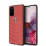 Ferrari Capa rígida FEHQUHCS62RE Heritage para Samsung Galaxy S20, vermelho