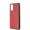 Ferrari Capa rígida FEHQUHCS62RE Heritage para Samsung Galaxy S20, vermelho