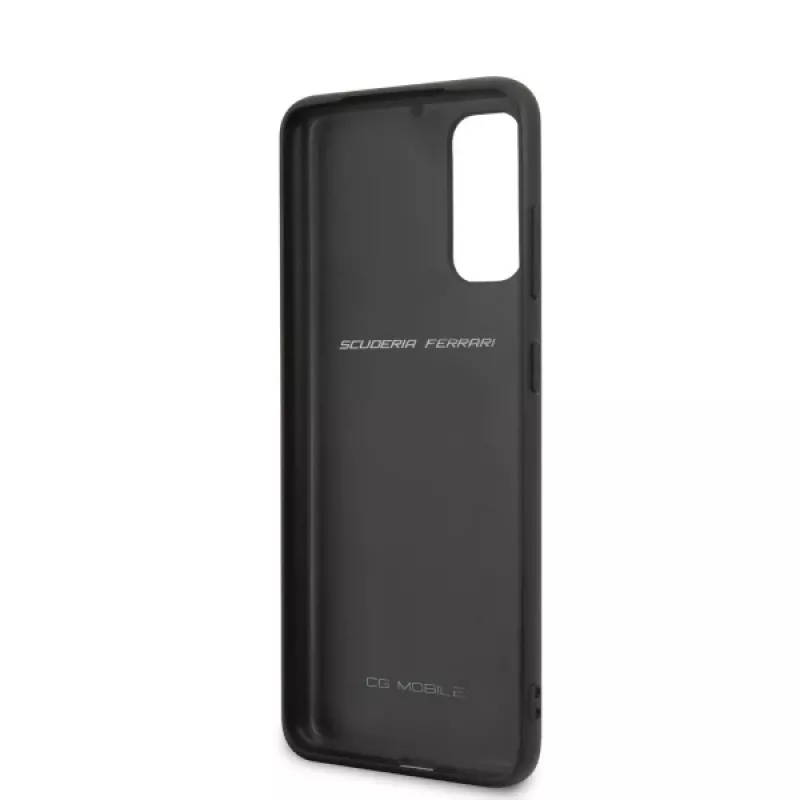 Ferrari Capa rígida FEHQUHCS62RE Heritage para Samsung Galaxy S20, vermelho