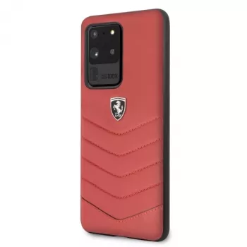 Ferrari Capa rígida FEHQUHCS69RE para Samsung Galaxy S20 Ultra G988, Red Heritage