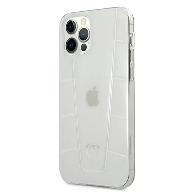 MERCEDES-BENZ MEHCP12MCLCT Capa rígida transparente para iPhone 12/12 Pro 6,1 polegadas Transparent Line