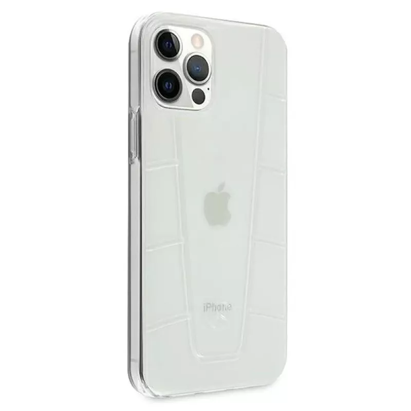 MERCEDES-BENZ MEHCP12MCLCT Capa rígida transparente para iPhone 12/12 Pro 6,1 polegadas Transparent Line