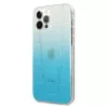 Mercedes-Benz MEHCP12MCLGBL Capa rígida azul para iPhone 12/12 Pro 6,1 polegadas Transparent Line