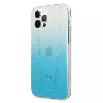 Mercedes-Benz MEHCP12MCLGBL Capa rígida azul para iPhone 12/12 Pro 6,1 polegadas Transparent Line