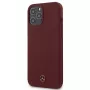Mercedes-Benz Capa rígida Silicone Line para Apple iPhone 12 Pro Max 6,7 polegadas vermelho