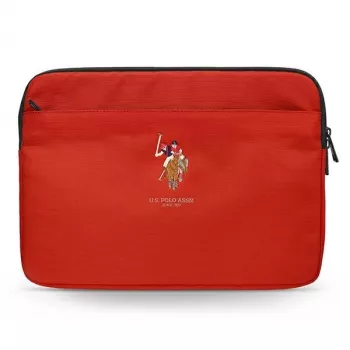 U.S. POLO ASSN. US Polo Sleeve USCS13PUGFLRE capa para portátil 13 vermelha