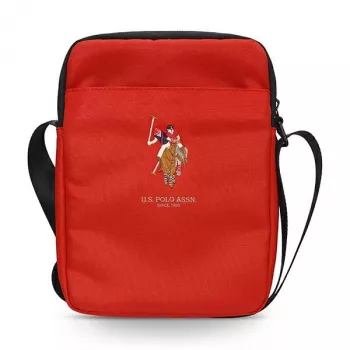 U.S. POLO ASSN. Florence Collection mala para tablet 10 polegadas vermelha