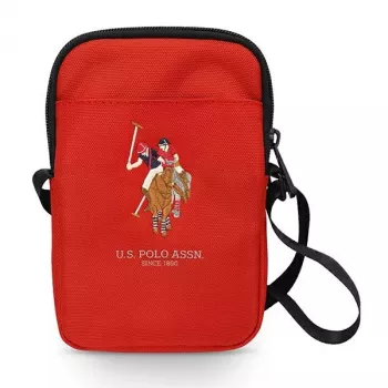 U.S. POLO ASSN. mala de tiracolo vermelha