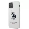 U.S. POLO ASSN. Silicone Collection iPhone 12/12 Pro 6,1 polegadas capa de silicone branca