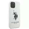 U.S. POLO ASSN. Silicone Collection iPhone 12/12 Pro 6,1 polegadas capa de silicone branca