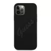 Guess Script Vintage capa rígida para Apple iPhone 12 Pro Max 6,7 polegadas preta