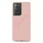 Guess GUHCS21LLSVSPI capa rígida Script Vintage para Samsung Galaxy S21 Ultra (SM-G998) - rosa