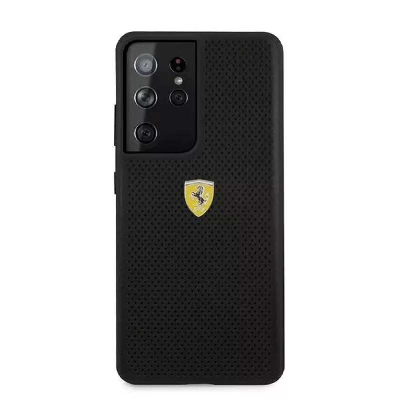 Ferrari FESPEHCS21LBK S21 Ultra G996 capa rígida preta On Track Perforated