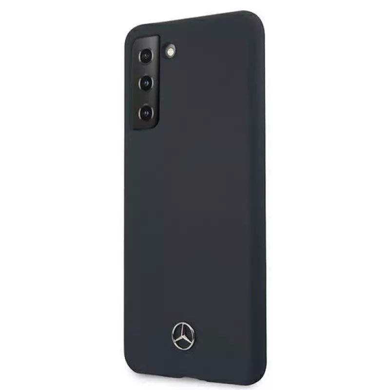 Mercedes-Benz Silicone Line capa rígida para Samsung Galaxy S21 - azul